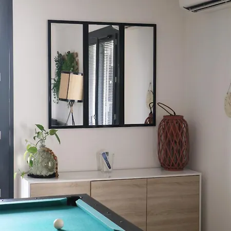 Cosy 6 Pers Avec Billard ,piscine ,jacuzzi Et Jardin וילה