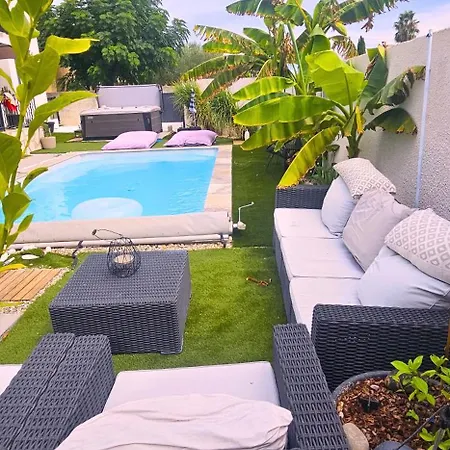 Villa Cosy 6 Pers Avec Billard ,piscine ,jacuzzi Et Jardin